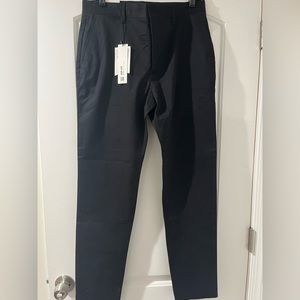 Zara Men Slim Fit Stretch Pants - Black - 31